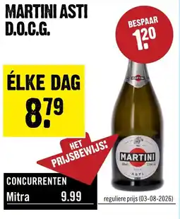 Dirck 3 Martini Asti D.O.C.G. aanbieding