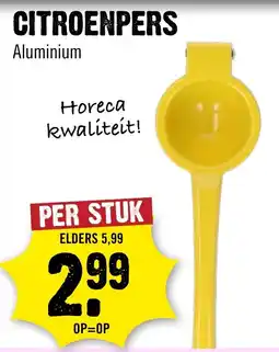 Dirck 3 Citroenpers aluminium aanbieding