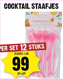 Dirck 3 Excellent Houseware cocktail stirrers aanbieding
