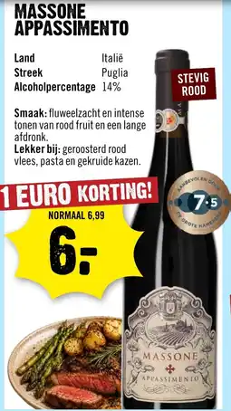 Dirck 3 Massone Appassimento aanbieding