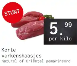 Naanhof Korte varkensshaasjes aanbieding