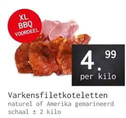 Naanhof Varkensfiletkoteletten aanbieding