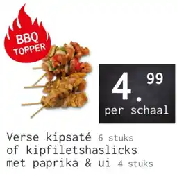 Naanhof bbq topper verse kipsaté of kipfiletshaslicks aanbieding
