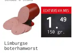 Naanhof Limburgse boterhamworst aanbieding