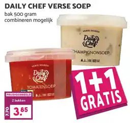 MCD Supermarkt Daily Chef verse soep aanbieding