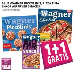 MCD Supermarkt Wagner Piccolinis, Pizza Fina en/of Airfryer snacks aanbieding
