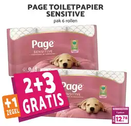 MCD Supermarkt Page toilet papier sensitive aanbieding