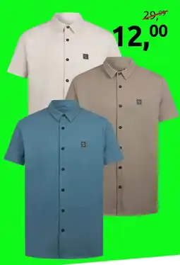 Jola Mode 3 korte overhemden aanbieding