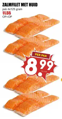 MCD Supermarkt zalmfilet met huid aanbieding