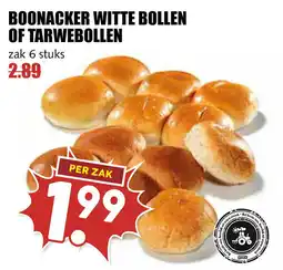 MCD Supermarkt boonacker witte bollen of tarwebollen aanbieding
