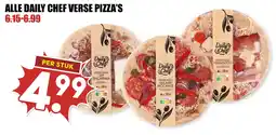 MCD Supermarkt Daily Chef verse pizza's aanbieding