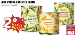 MCD Supermarkt g'woon groenten in blik aanbieding