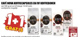 MCD Supermarkt Café Nova koffiecapsules en/of koffiebonen aanbieding