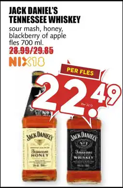 MCD Supermarkt jack daniel's tennessee whiskey aanbieding