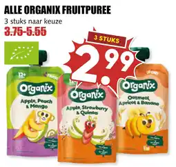 MCD Supermarkt Organix fruitpuree aanbieding