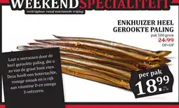 MCD Supermarkt Enkhuizer heel gerookte paling aanbieding