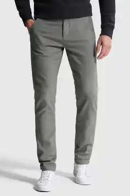 Wehkamp Cast Iron RISER slim chino grijsgroen aanbieding