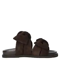 Wehkamp Copenhagen Shoes suède slippers donkerbruin aanbieding