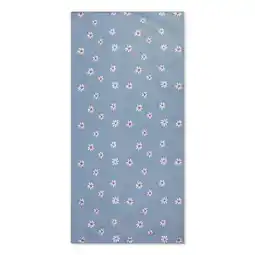 Wehkamp Swim Essentials kinderstrandlaken (135x65 cm) Blauw aanbieding