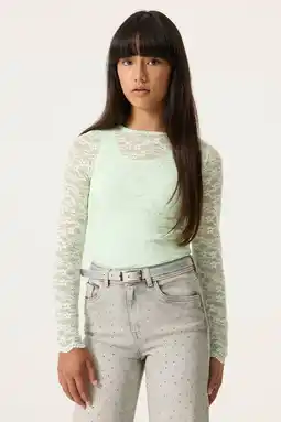 Wehkamp Garcia gebloemde longsleeve groen aanbieding