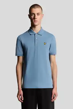 Wehkamp Lyle & Scott regular polo blauw aanbieding