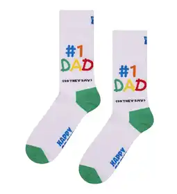 Wehkamp Happy Socks sokken No1 Dad wit aanbieding
