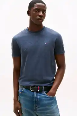 Wehkamp Tommy Jeans slim T-shirt donkerblauw aanbieding