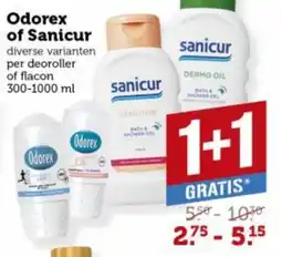 Lekker Makkelijk Odorex of Sanicur aanbieding