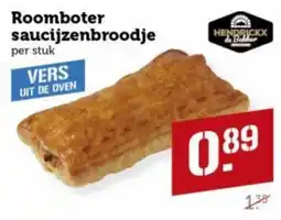 Lekker Makkelijk Hendrickx de Bakker roomboter saucijzenbroodje aanbieding