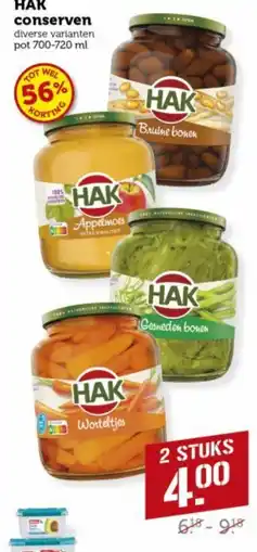 Lekker Makkelijk HAK conserven aanbieding