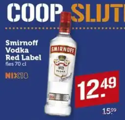Lekker Makkelijk Smirnoff Vodka Red Label aanbieding