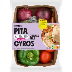 Jumbo Jumbo Pita Gyros Griekse Stijl Verspakket 4 Personen aanbieding