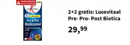 Plein.nl 2+2 gratis: Lucovitaal Pre- Pro- Post Biotica aanbieding