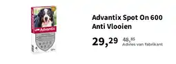 Plein.nl Advantix Spot On 600 Anti Vlooien aanbieding