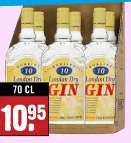 Dirck 3 Quality 10 London Dry Gin 70 cl aanbieding