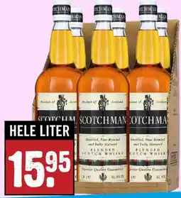 Dirck 3 Scotchman Whisky HELE LITER aanbieding