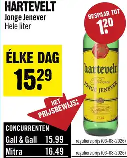 Dirck 3 Hartevelt Jonge Jenever 100 cl aanbieding