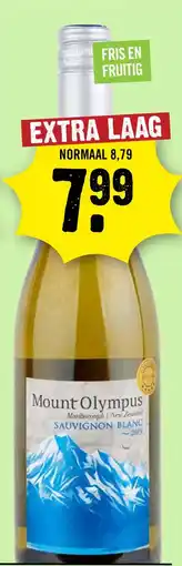 Dirck 3 Mount Olympus Marlborough Sauvignon Blanc 75 cl aanbieding