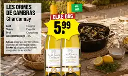 Dirck 3 Les Ormes De Cambras Chardonnay 75 cl aanbieding