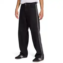 Foot Locker Adidas Firebird Broeken Heren - Zwart - Maat S/M - 32'' - Katoen Denim aanbieding