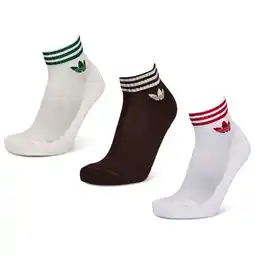 Foot Locker Adidas Ankle 3 Pack Sokken Unisex - Wit - Maat 37-39 - Katoen aanbieding