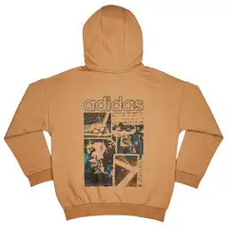 Foot Locker Adidas Ac Ess Pitch Gfx Hoodies Kinder - Beige - Maat 123 - 129 CM - Katoen Fleece aanbieding