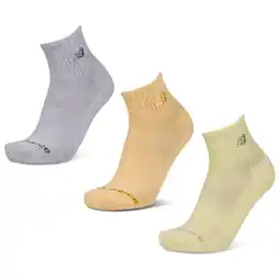 Foot Locker New Balance Ankle 3 Pack Sokken Unisex - Groen - Maat 43-46 - Katoen aanbieding