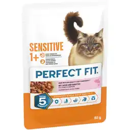 Zooplus Perfect Fit Sensitive 1+ - Zalm (12 x 85 g) aanbieding