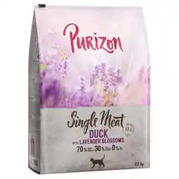Zooplus 2,5kg Single Meat Eend met Lavendelbloesem Purizon Kattenvoer aanbieding