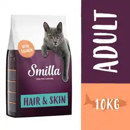 Zooplus 10kg Smilla Hair & Skin met Zalm Katten Droogvoer aanbieding