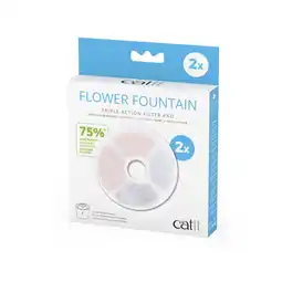 Zooplus Triple Action Filterset Frameloos voor Catit 2.0 Flower Fountain Drinkfontein aanbieding