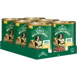 Zooplus 6x800g James Wellbeloved Adult Hond Hypoallergeen Lam en Kip natvoer voor honden aanbieding