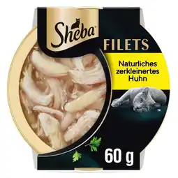 Zooplus 16x60g Kip Fijne Filets Sheba Kattenvoer aanbieding