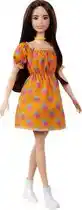 Bol.com Barbie Fashionista pop Polka stippen off shoulder jurkje aanbieding